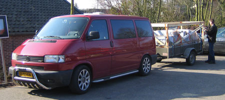 Jerry's transporter was weer eens nodig...